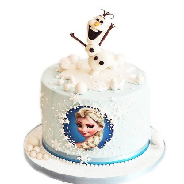 Frozen Doğum Günü Pastası